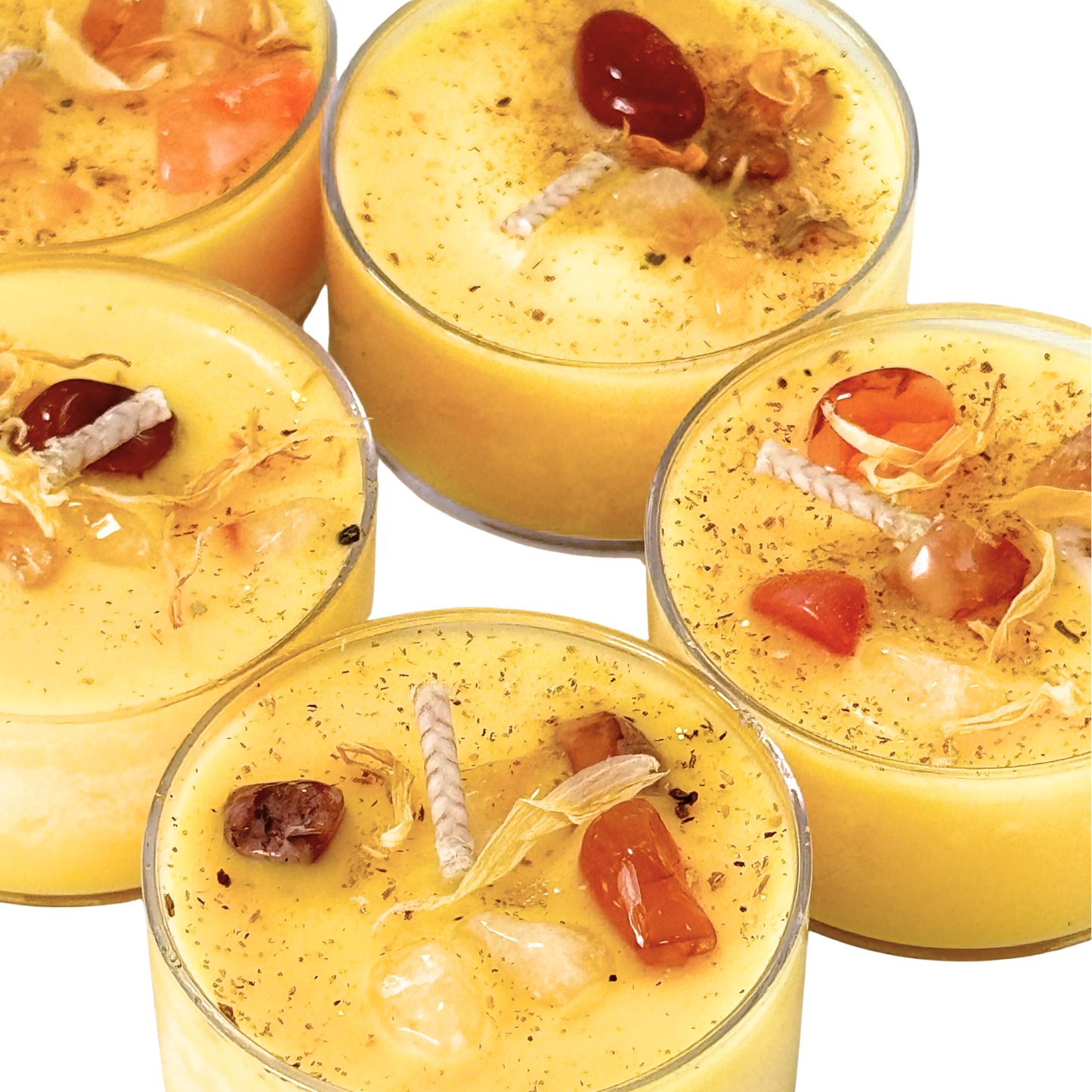 Golden Glow Ritual Tea Light Candles