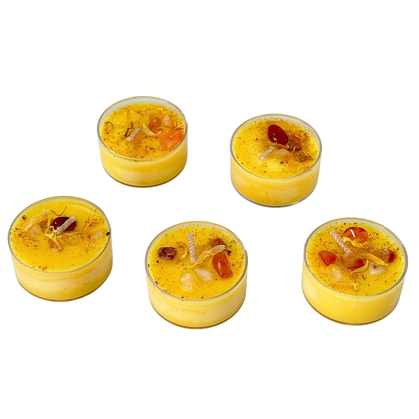 Golden Glow Ritual Tea Light Candles