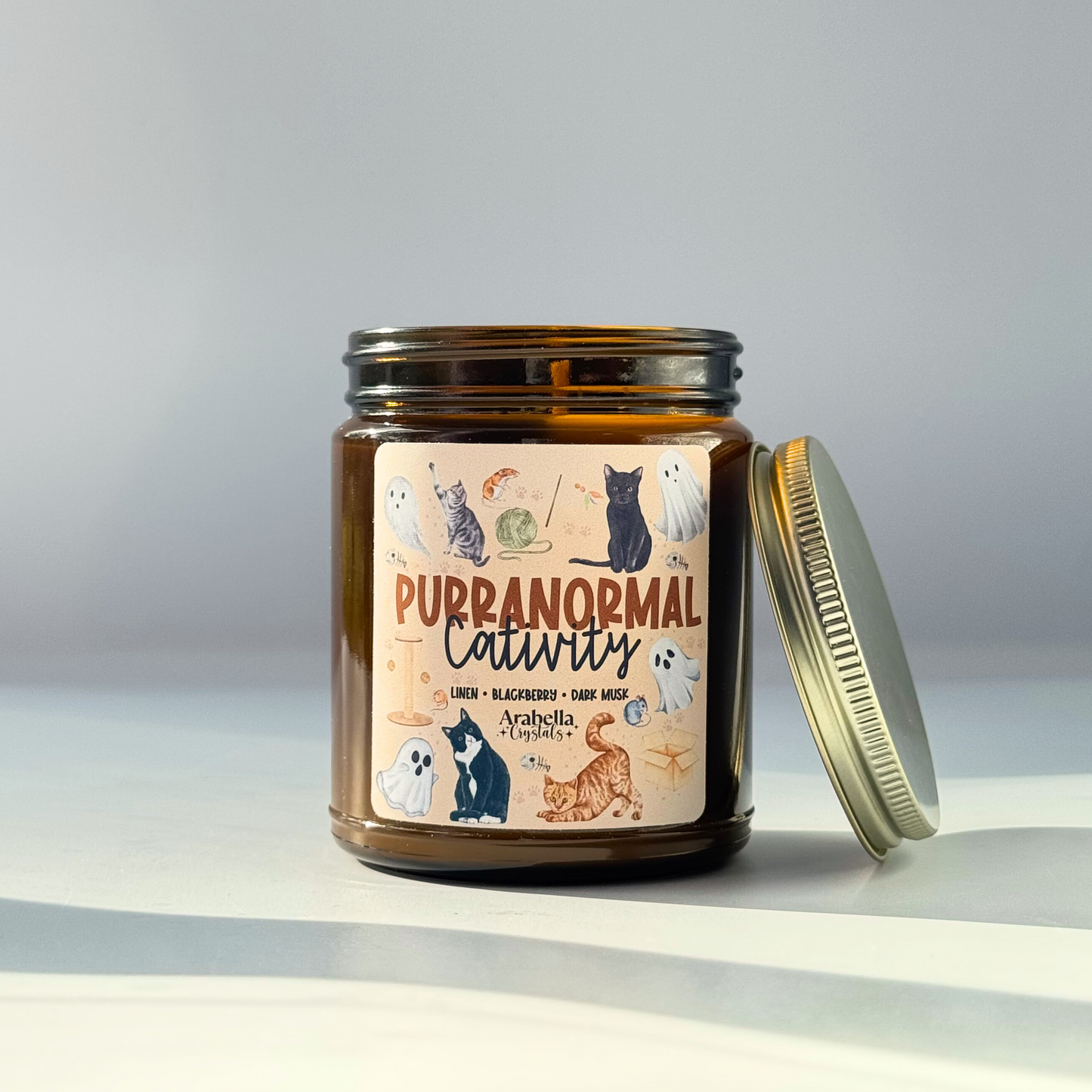 Purranormal Cativity Halloween Candle