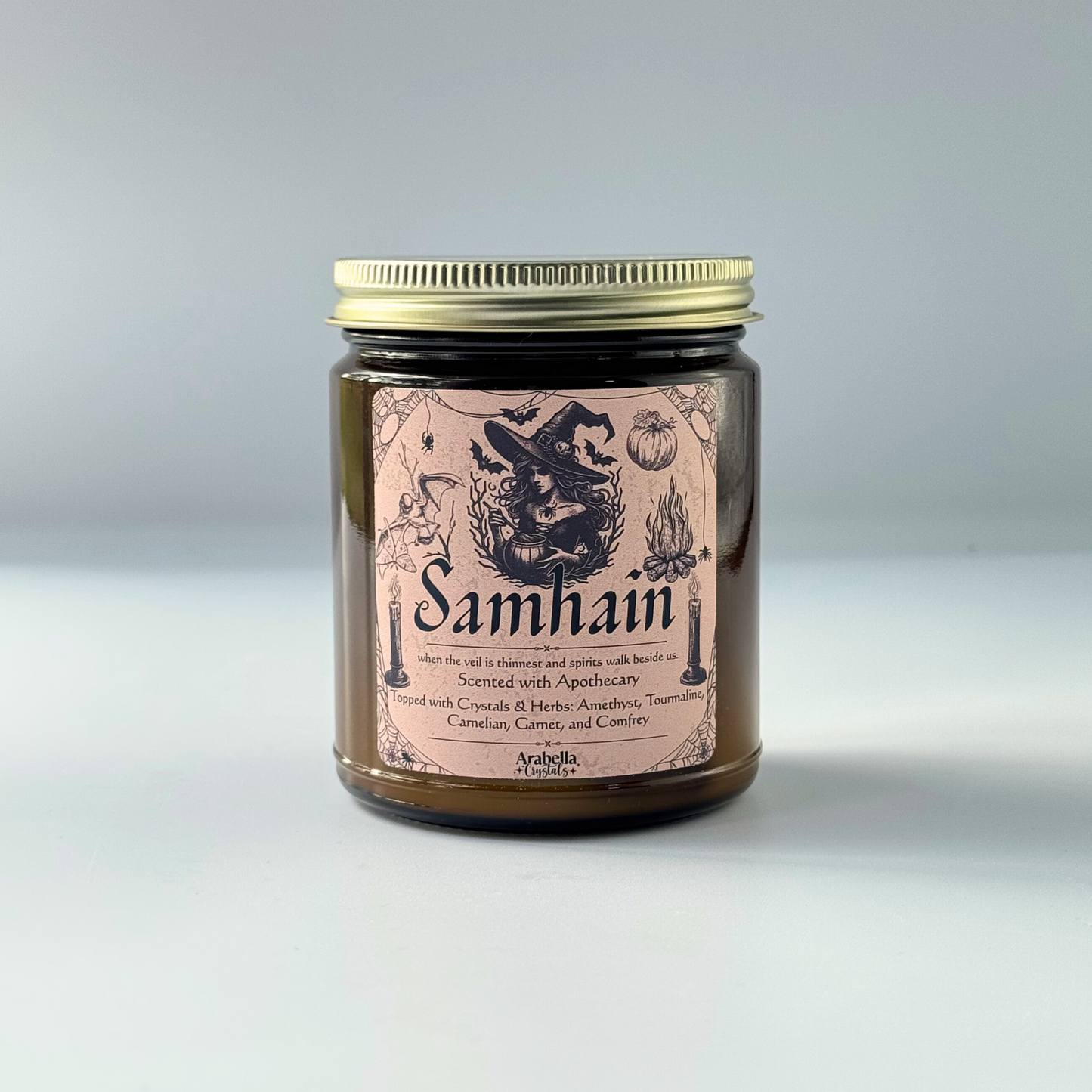 Samhain Halloween Ritual Candle