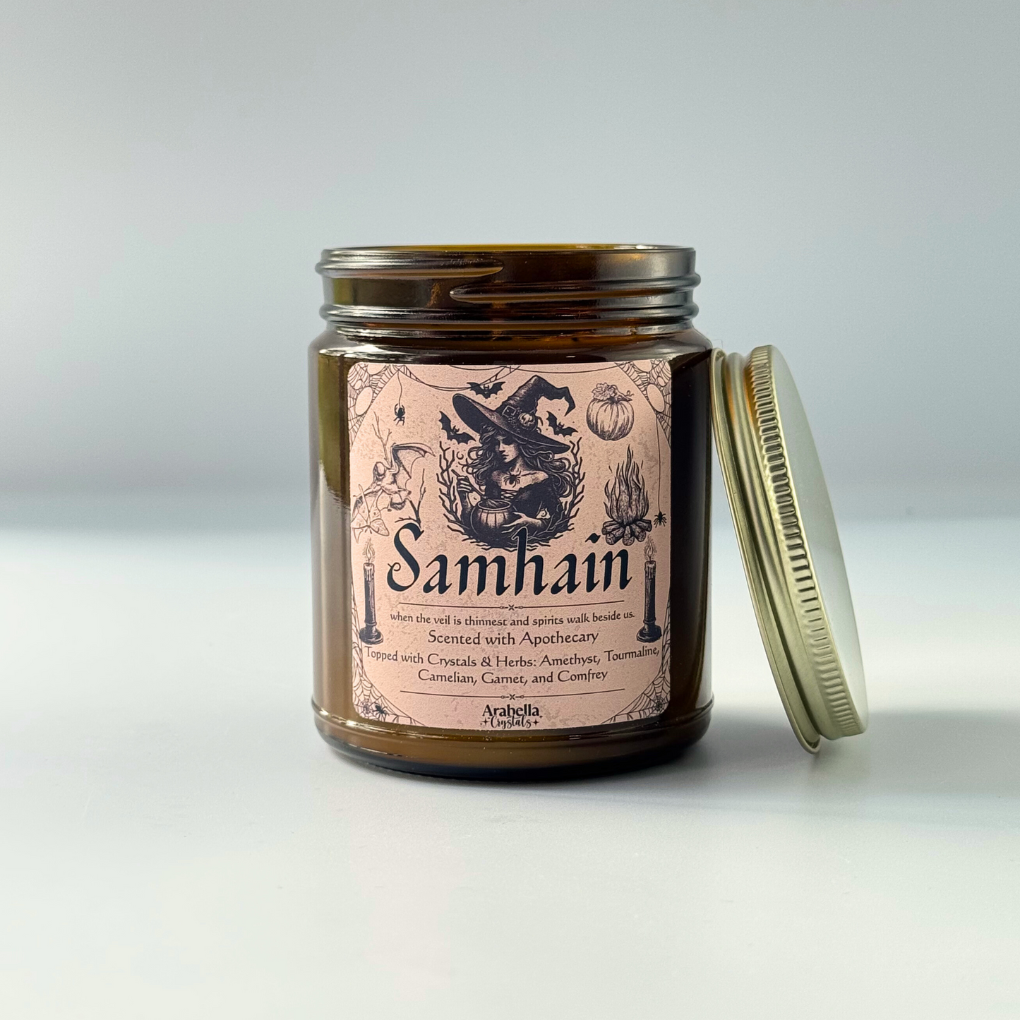 Samhain Halloween Ritual Candle