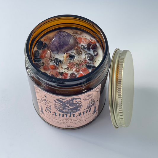 Samhain Halloween Ritual Candle