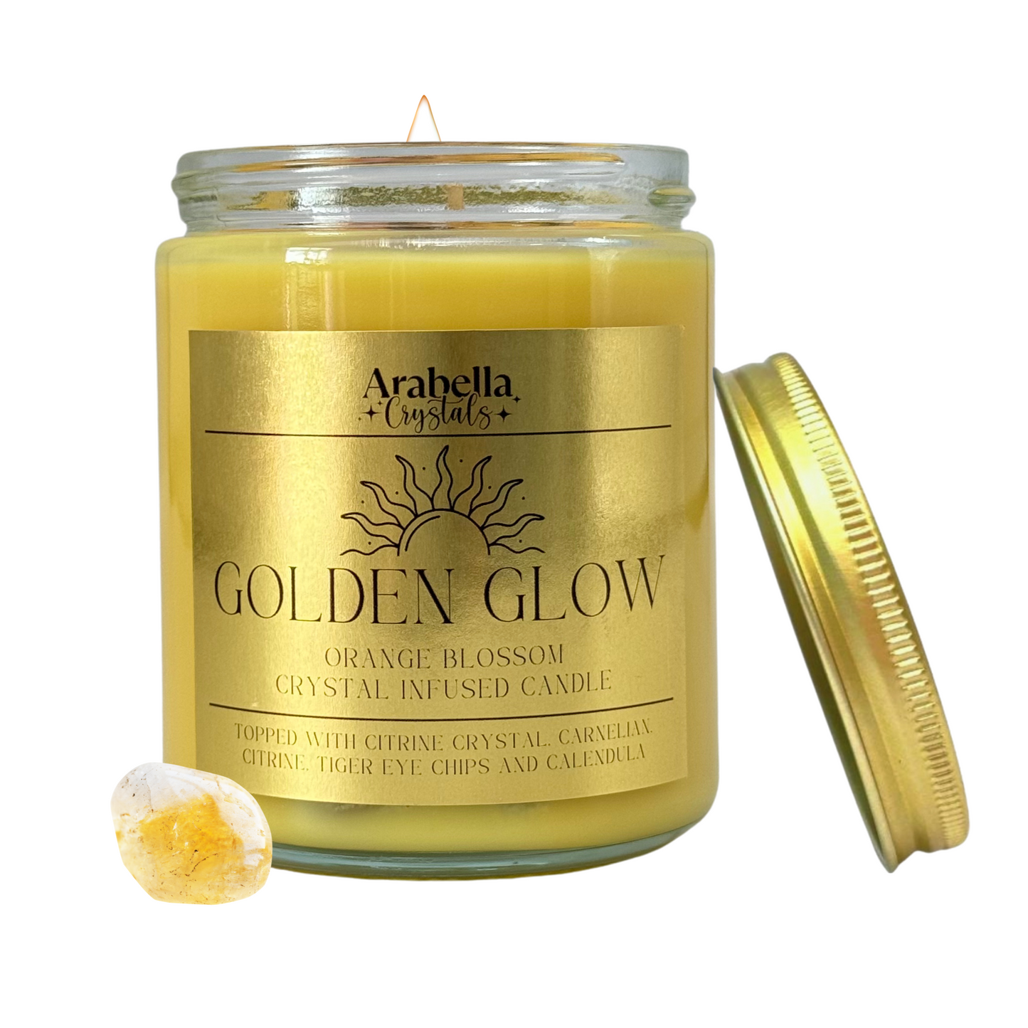 Golden Glow Ritual Candle