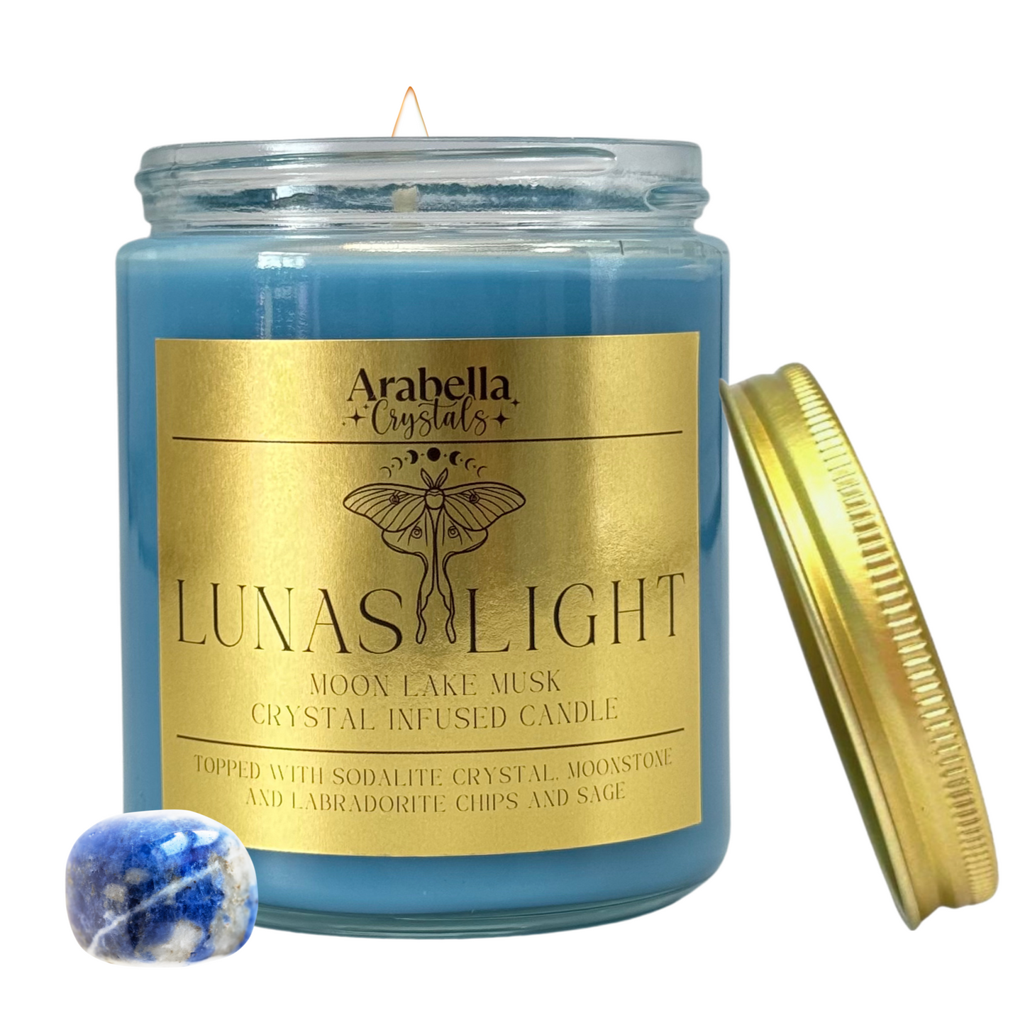 Lunas Light Ritual Candle