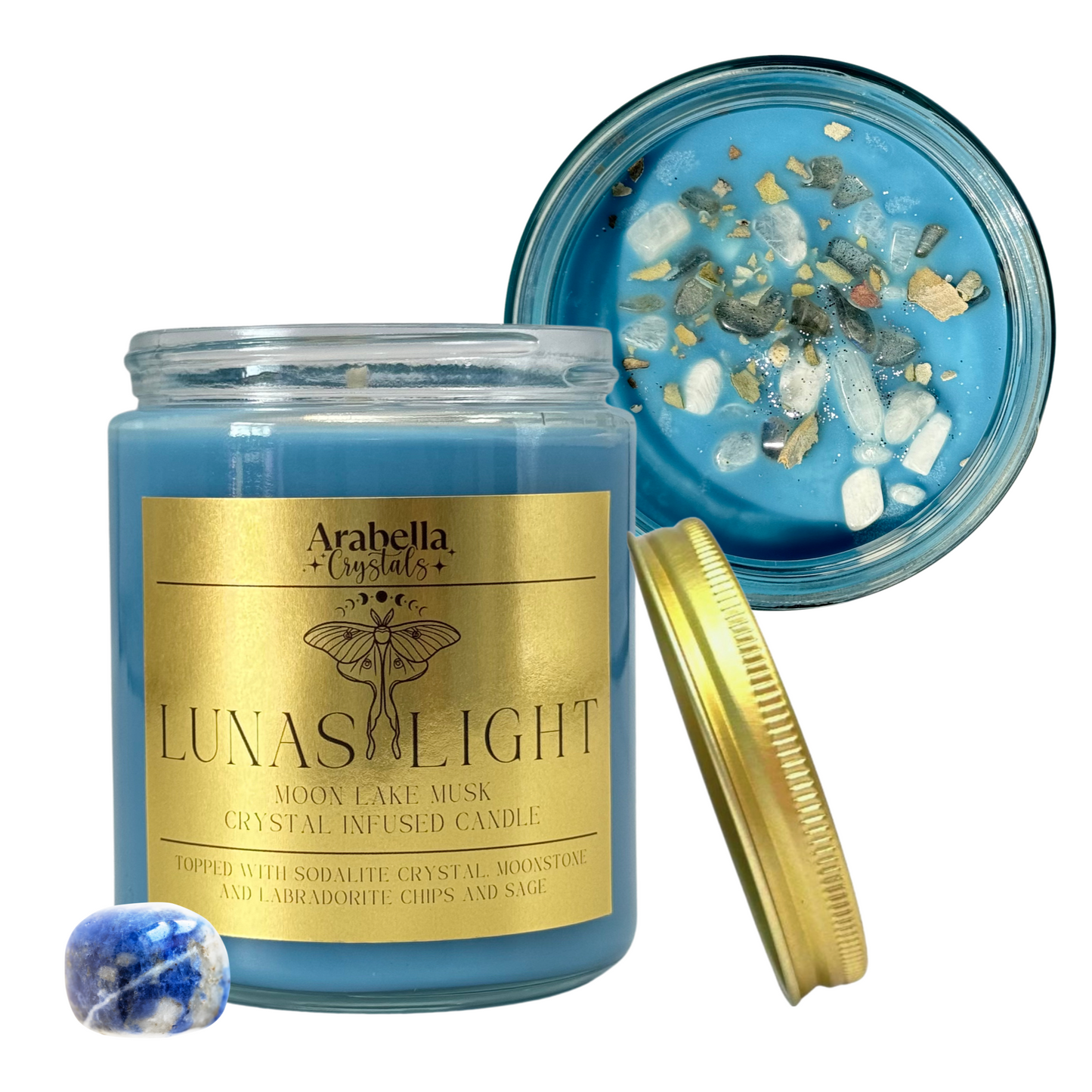 Lunas Light Ritual Candle