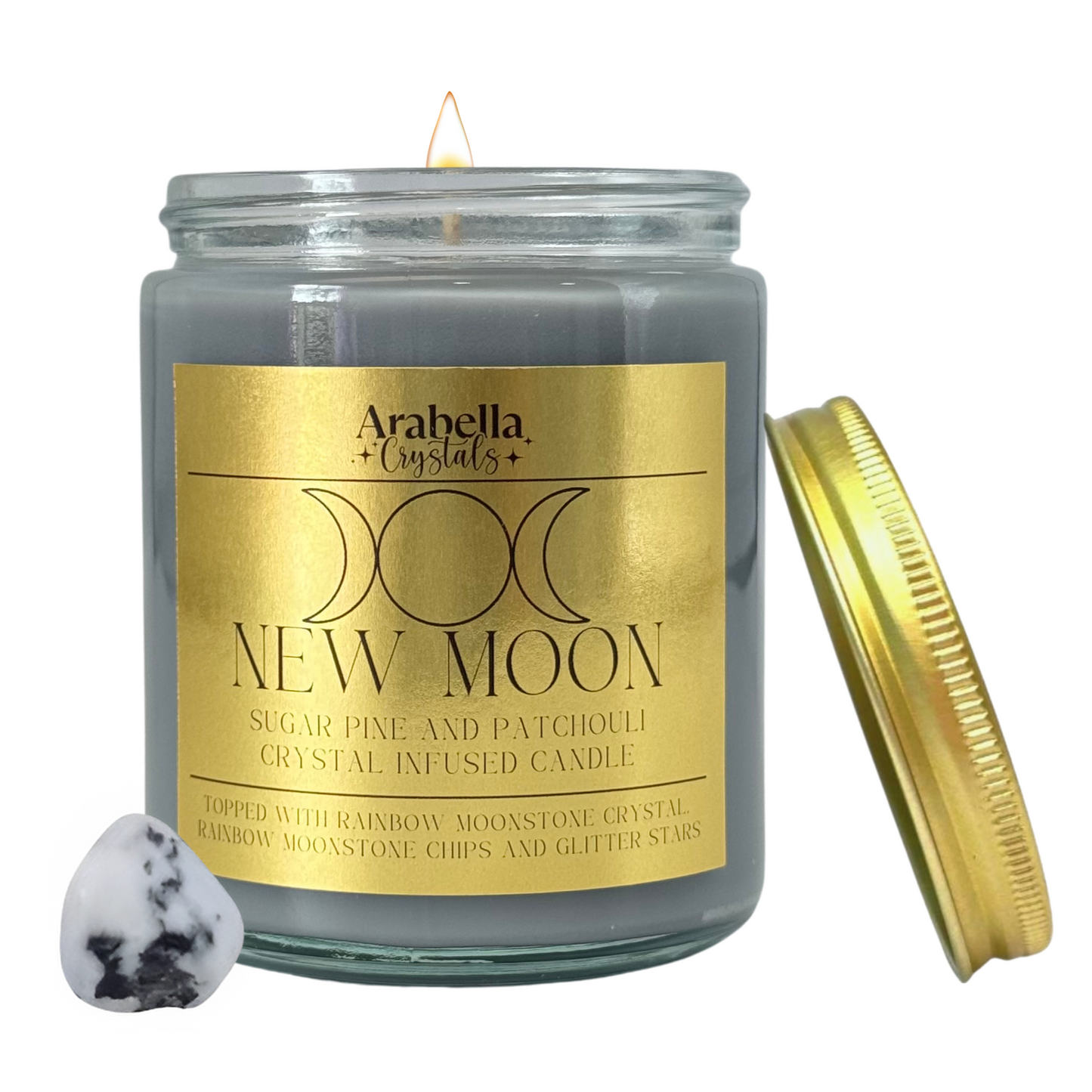 New Moon Ritual Candle