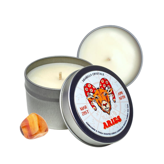 Aries Zodiac Candle Tin