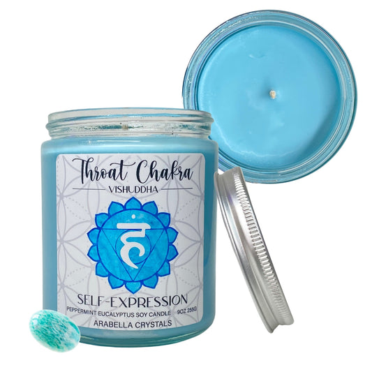 Throat Chakra Candle