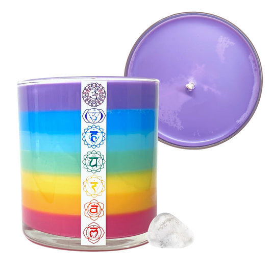 Layered Chakra Candle