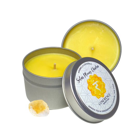 Solar Plexus Chakra Candle Tin