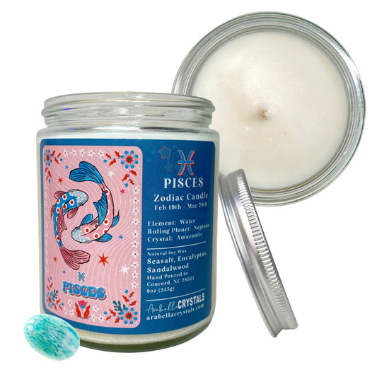 Pisces Zodiac Candle