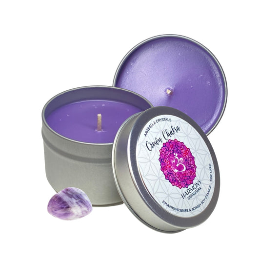 Crown Chakra Candle Tin