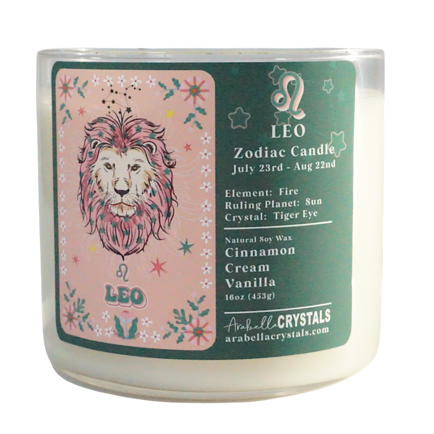 Leo 3-Wick Zodiac Candle