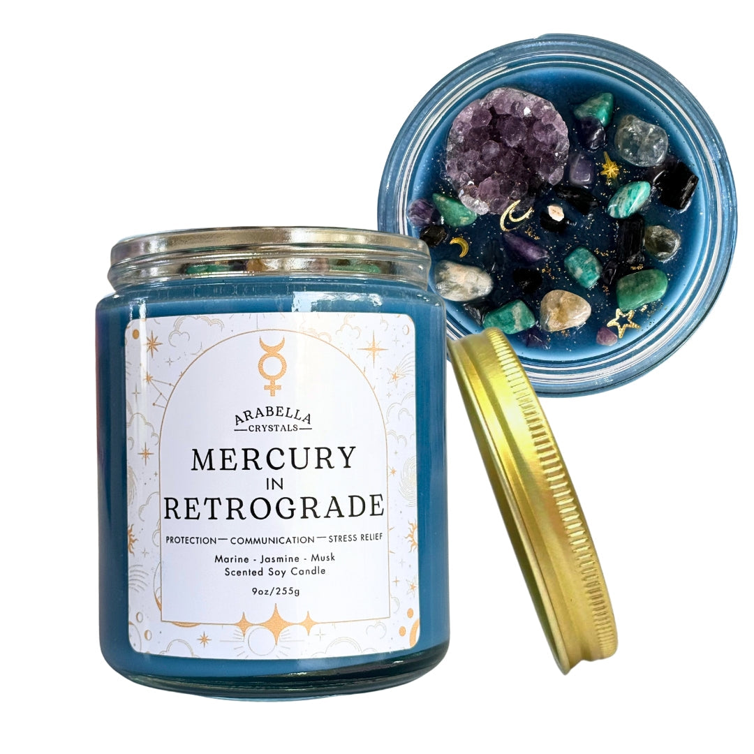 Mercury Retrograde Ritual Candle