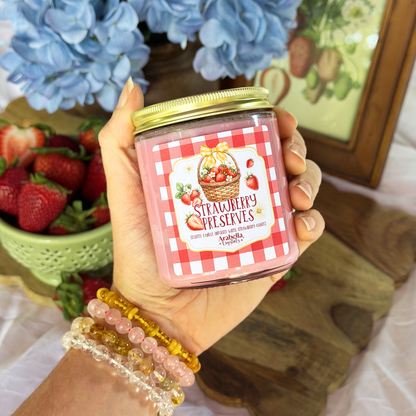 Strawberry Preserves Spring Homestead Soy Candle