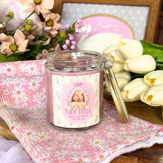 Tulip Fields Spring Homestead Soy Candle