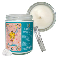 Taurus Zodiac Jar Candle