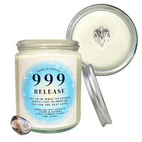 999 Release Angel Number Candle