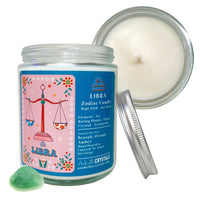 Libra Zodiac Jar Candle
