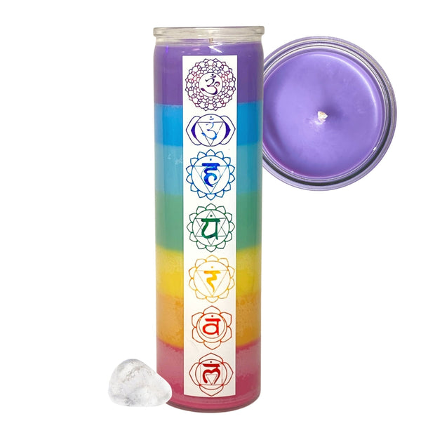 Layered Chakra Ritual Candle