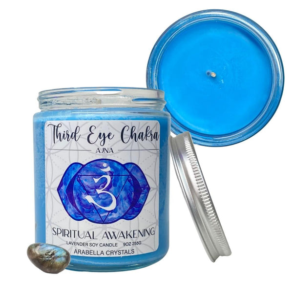 Third Eye Chakra Candle Jar