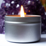 Fluorite Crystal Candle Tin