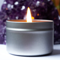 Moonstone Crystal Candle Tin