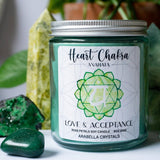 Heart Chakra Candle Jar