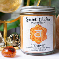 Sacral Chakra Candle Jar